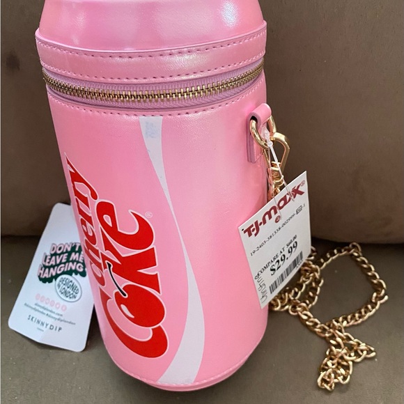 Cherry Coke Pink Can-Shaped Bag - Picture 2 of 2
